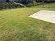 Beautifully maintained backyard featuring a large lawn and concrete patio, perfect for outdoor living at 1016 Laggan Ln, Indian Trail, NC 28079