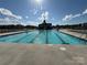 Large community pool featuring multiple lanes for swimming and a spacious deck for lounging and recreation at 1016 Laggan Ln, Indian Trail, NC 28079