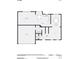 Detailed first floor plan showcasing the layout of the kitchen, living, and dining areas at 1111 Balcorn Pl, Charlotte, NC 28214