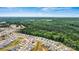An aerial view shows the neighborhood nestled among mature trees at 139 Batten Ridge Dr, Statesville, NC 28677