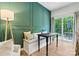 Breakfast nook with a cozy seating area, and a view of the outdoor patio at 139 Batten Ridge Dr, Statesville, NC 28677