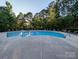 The community includes a pool surrounded by trees, lounge chairs, and tables with umbrellas at 17732 Kings Point Dr, Cornelius, NC 28031
