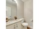 Cozy half bathroom featuring granite countertops and ample lighting at 1791 Rosewell Dr # 65, Rock Hill, SC 29732