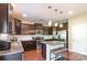 Updated kitchen featuring stainless steel appliances, granite counters, and ample cabinetry at 1905 Yellow Daisy Dr, Matthews, NC 28104