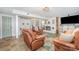 Relaxing finished basement featuring a fireplace, sitting area, and plenty of room for activities at 205 Wingate Dr, Stanley, NC 28164