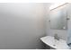 Powder room with pedestal sink at 2168 Sunset Cir, Fort Mill, SC 29715