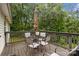 A spacious deck with a table and seating, perfect for outdoor entertaining at 223 Tennessee Trl, Lincolnton, NC 28092