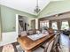 Spacious dining room with an open floor plan, adjacent to the staircase and living area at 2325 Perry Rd, Denver, NC 28037
