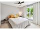 Sunlit bedroom with a comfortable bed, bright natural light, and an inviting atmosphere at 2517 Marlowe Ave, Charlotte, NC 28208