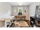 Cozy home office with a desk and shelving, perfect for working remotely at 2517 Marlowe Ave, Charlotte, NC 28208