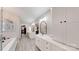 Luxurious bathroom boasting dual vanities, modern fixtures, and elegant lighting for a spa-like experience at 2656 Lee Lawing Rd, Lincolnton, NC 28092