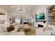 Comfortable living room with fireplace, TV and modern décor at 2656 Lee Lawing Rd, Lincolnton, NC 28092
