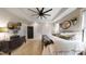 Bright main bedroom with contemporary decor, neutral color palette, and stylish furniture for a serene retreat at 2656 Lee Lawing Rd, Lincolnton, NC 28092