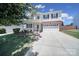 Charming two-story home with a well-manicured lawn and a two-car garage in a Gathering-friendly neighborhood at 3015 Liddington Rd, Matthews, NC 28105
