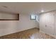 Finished basement with window and interior door at 3151 Lynn Mountain Rd, Vale, NC 28168