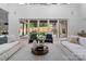 Spacious living room featuring sliding glass doors to an outdoor patio at 3822 Topsfield Rd, Charlotte, NC 28211