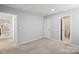 Spacious bedroom with carpet flooring and attached bathroom at 4029 Spring Garden St, Fort Mill, SC 29715