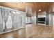 Open living area with decorative door, wood ceiling and fireplace feature at 4029 Spring Garden St, Fort Mill, SC 29715
