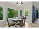 Breakfast nook with wooded view at 4612 Saxonbury Way, Charlotte, NC 28269