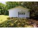 Detached garage with a modern door, providing convenient parking and storage options at 517 Powell St, Rock Hill, SC 29732