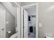 Neutral bathroom features a toilet and vanity, offering a clean and functional space at 719 Dawn Cir, Charlotte, NC 28213