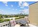 Balcony with city view, outdoor furniture and a beautiful cityscape backdrop at 919 Cityscape Dr, Charlotte, NC 28205