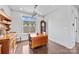 Dining room featuring hardwood floors, a window view, and vintage furniture at 919 Cityscape Dr, Charlotte, NC 28205