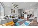 Stylish living room with modern furnishings, an open layout, and natural light at 919 Cityscape Dr, Charlotte, NC 28205