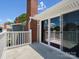 Balcony sliding glass doors provide access to additional home square footage at 9404 S Vicksburg Park Ct, Charlotte, NC 28210