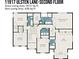 Second floor floorplan featuring bedrooms, bathrooms, walk-in closets, and laundry room at 11917 Ulsten Ln, Huntersville, NC 28078
