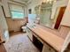 Bathroom featuring tiled floors and countertops at 1585 Salem Church Rd, Lincolnton, NC 28092
