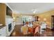Bright living room with fireplace, hardwood floors, and neutral color scheme at 1974 Links View Dr, Fort Mill, SC 29707