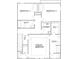 Second floor plan featuring bedrooms, bathrooms, laundry and closets at 2023 Sadler Woods Ln, Charlotte, NC 28214