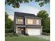 Charming two-story home featuring a two-car garage, well-manicured lawn, and desirable curb appeal at 2027 Sadler Woods Ln, Charlotte, NC 28214