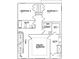 Second floor plan showcasing bedrooms, bathrooms, laundry, and walk-in closet at 2035 Sadler Woods Ln, Charlotte, NC 28214