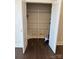 Organized closet space with white wire shelving at 3007 Citizens Ln, Charlotte, NC 28205