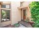 Inviting front entrance with a decorative flower pot and a warm, welcoming ambiance at 4025 Ivystone Ct, Charlotte, NC 28277