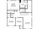Second-floor layout includes primary bedroom, bath, two additional bedrooms, flex room, and laundry at 4122 Vista Pine Dr, Charlotte, NC 28215