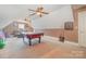 Carpeted game room with a pool table and seating at 6057 Erie View Ct, Denver, NC 28037