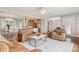 Open-concept living room with a view of the kitchen and dining area at 6294 Southlake Dr, Hickory, NC 28601