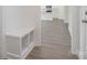 Inviting entryway with built-in bench and storage, flowing into a bright, modern kitchen at 722 Lithia Inn Rd, Lincolnton, NC 28092