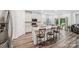 Stylish kitchen with an island, stainless steel appliances, and an open view of the living area at 9525 Festival Way, Charlotte, NC 28215