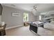 Spacious game room featuring an air hockey table and ample room for entertaining at 123 Sailview Rd, Mooresville, NC 28117