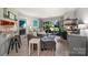 Inviting living room with sliding door access to the outdoor, seamlessly blending indoor-outdoor living at 2533 Stockbridge Dr, Charlotte, NC 28210