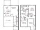 A detailed two-story floor plan showcases the layout of the home, including the garage, bedrooms, and Primary suite at 3926 Litchfield Rd, Charlotte, NC 28211
