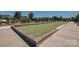 Enjoy a community bocce ball court surrounded by landscaped grounds and walkways at 4014 Pleasant Run Dr, Stallings, NC 28227