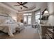 Elegant main bedroom with ample natural light, exterior access, and luxury finishes at 4014 Pleasant Run Dr, Stallings, NC 28227