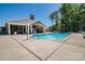 Community pool area, featuring a large pool with lounge chairs and ample seating at 4014 Pleasant Run Dr, Stallings, NC 28227