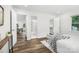Bright bedroom offers backyard access and an attached bathroom at 4633 Old Mill Rd, Gastonia, NC 28056