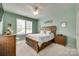 Bedroom with lots of natural light and light green paint at 539 Turquoise Way, Fort Mill, SC 29708